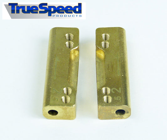 TrueSpeed Brass Rear Toe Block .5-2 deg M3 (pair), CW-2452