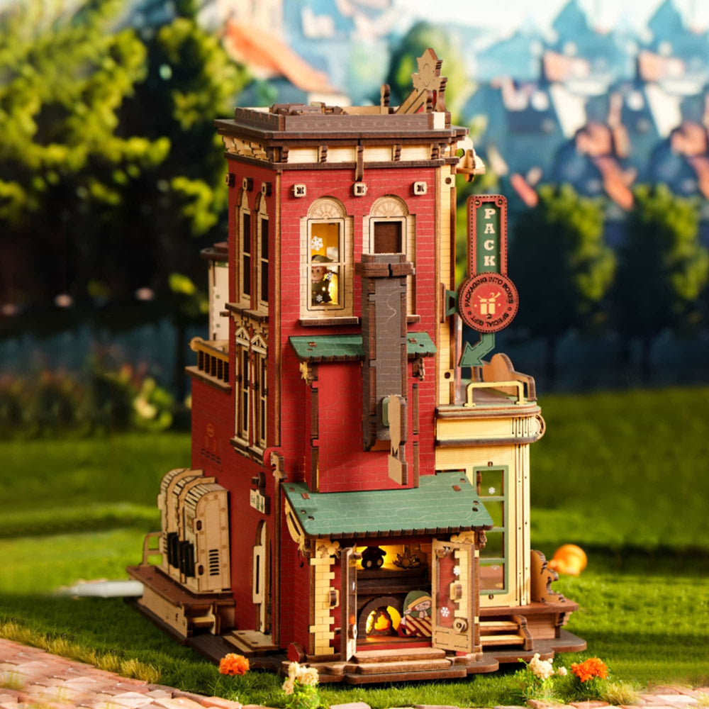 Rokr Christmas Dream Gift Factory DIY Music Box 3D Puzzle, ROEEAB01