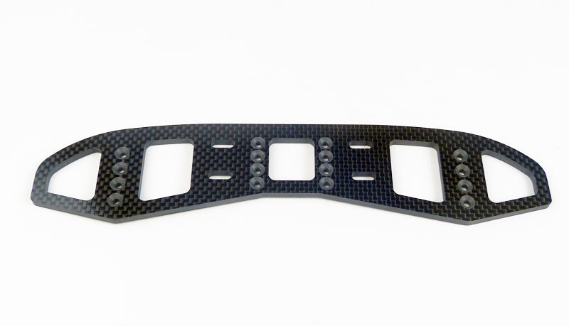 LATEMODEL CARBON FRONT BUMPER(3MM POST HOLES), CW-3017