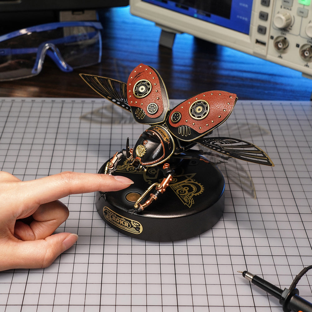 ROKR Rhinoceros Beetle Mechanical Age 3D Puzzle, ROEMI01