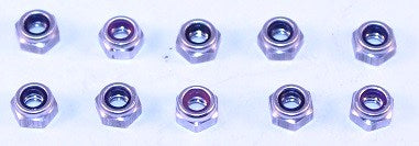 Wolfe Pan Car 4-40 Aluminum Mini Lock Nuts (10)