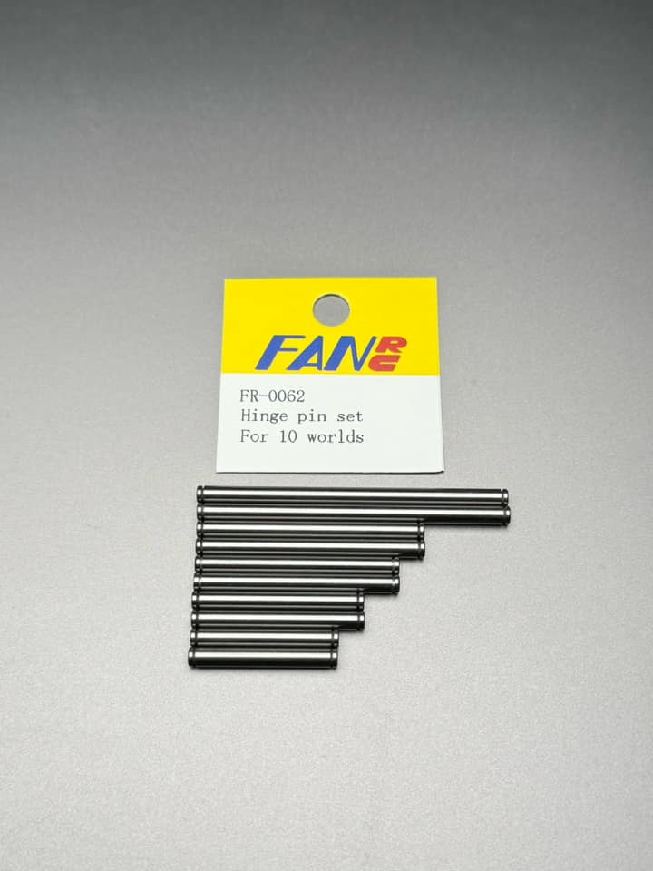 Fan RC Hinge Pin Set, fits RC10, FR-0062