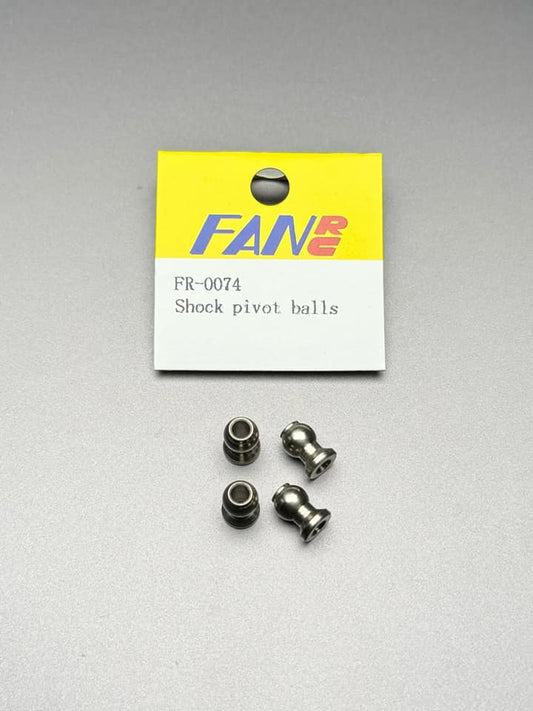 Fan RC Shock Pivot Balls, fits RC10, FR-0074