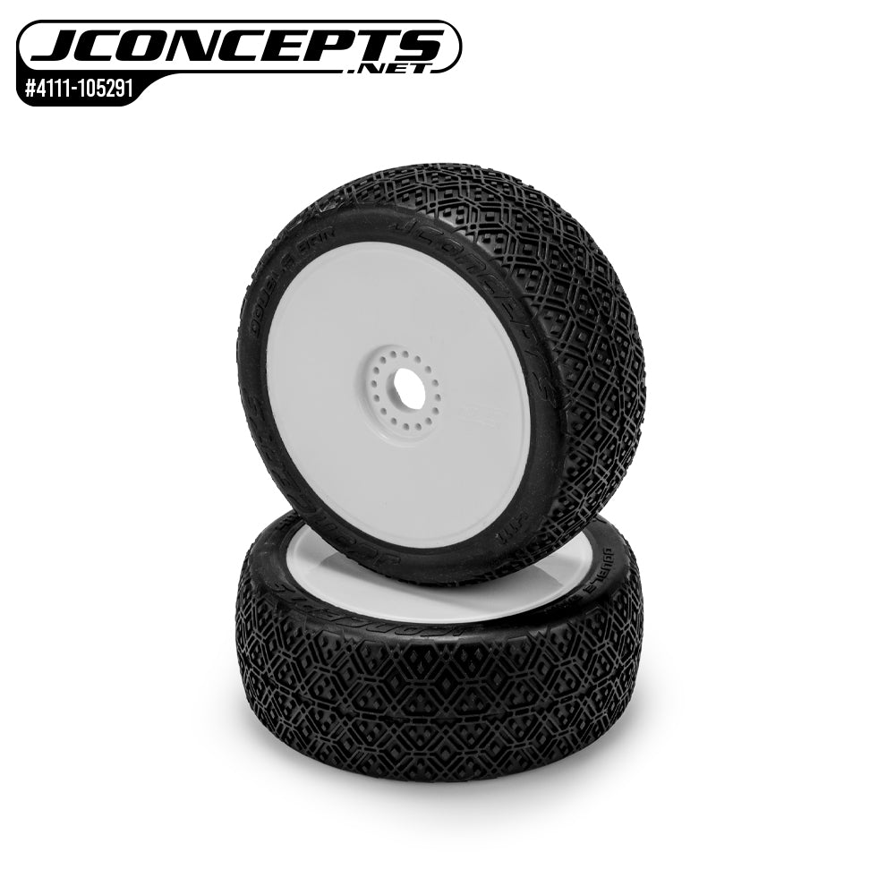 Double Bar - Pre-Mounted 8th Scale Buggy Tires, JCO-4111
