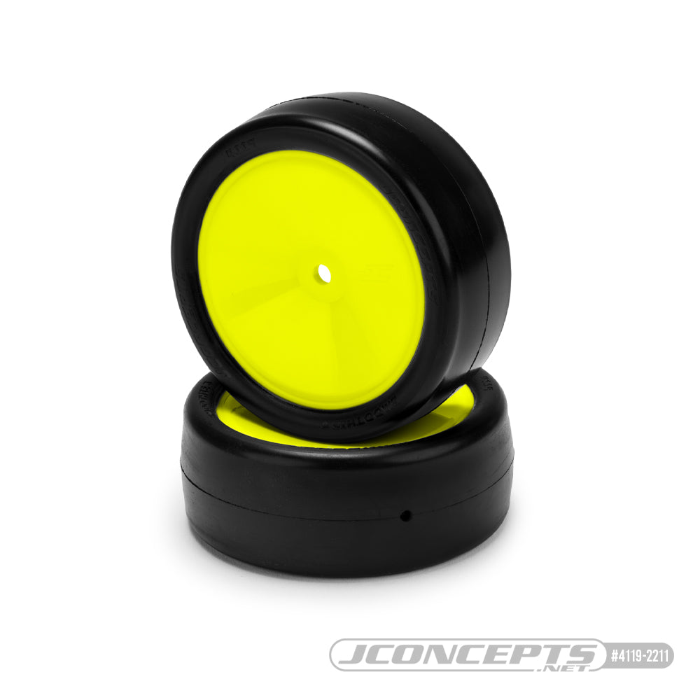 Smoothie 3 - 2.2" 2wd Buggy Front Pre-Mounted Rubber Tires, JCO-4119 Mounted