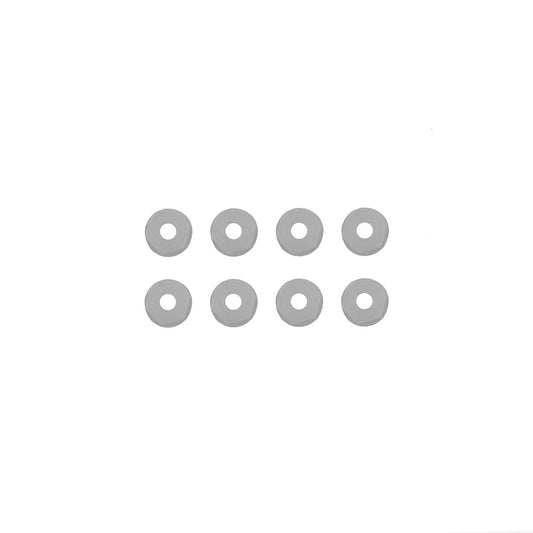 RC10 BK 4-40 Nylon Locknuts White, ASC-4184
