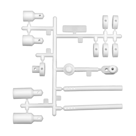 RC12L Body & Antenna Mount Set, ASC-4483