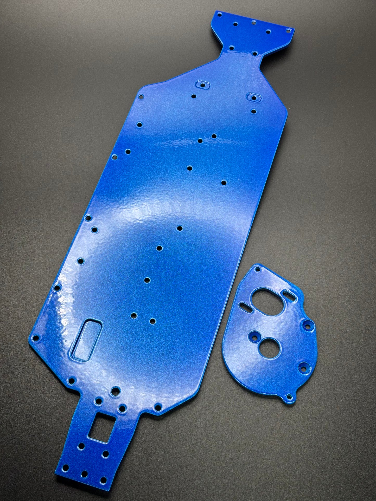 Powder Coated Losi 22S Sprint Aluminum Chassis & Motor Plate