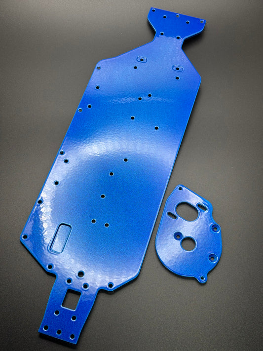 Powder Coated Losi 22S Sprint Aluminum Chassis & Motor Plate