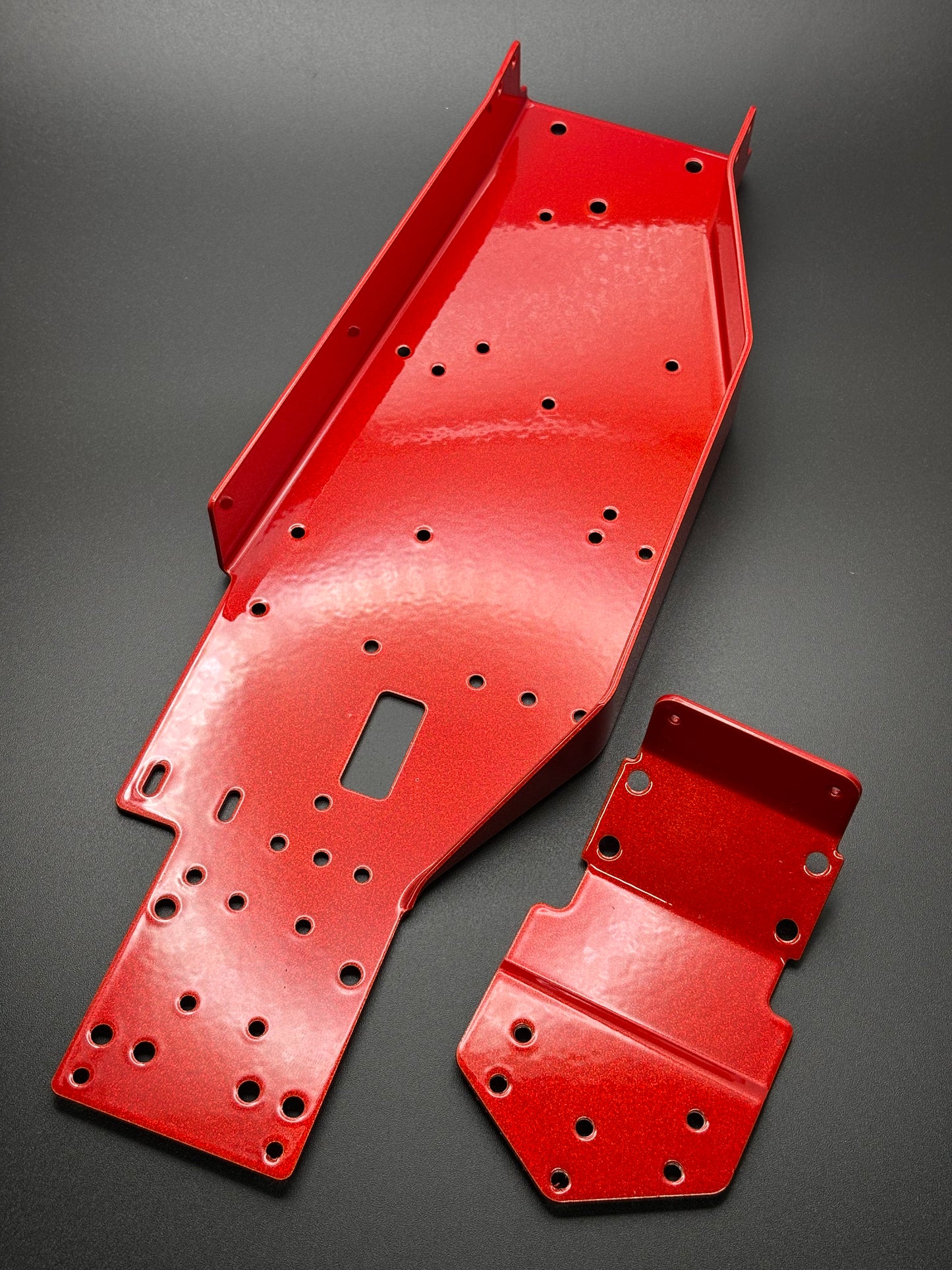 Associated RC10GT Powder Coated Tub Chassis and Nose Plate