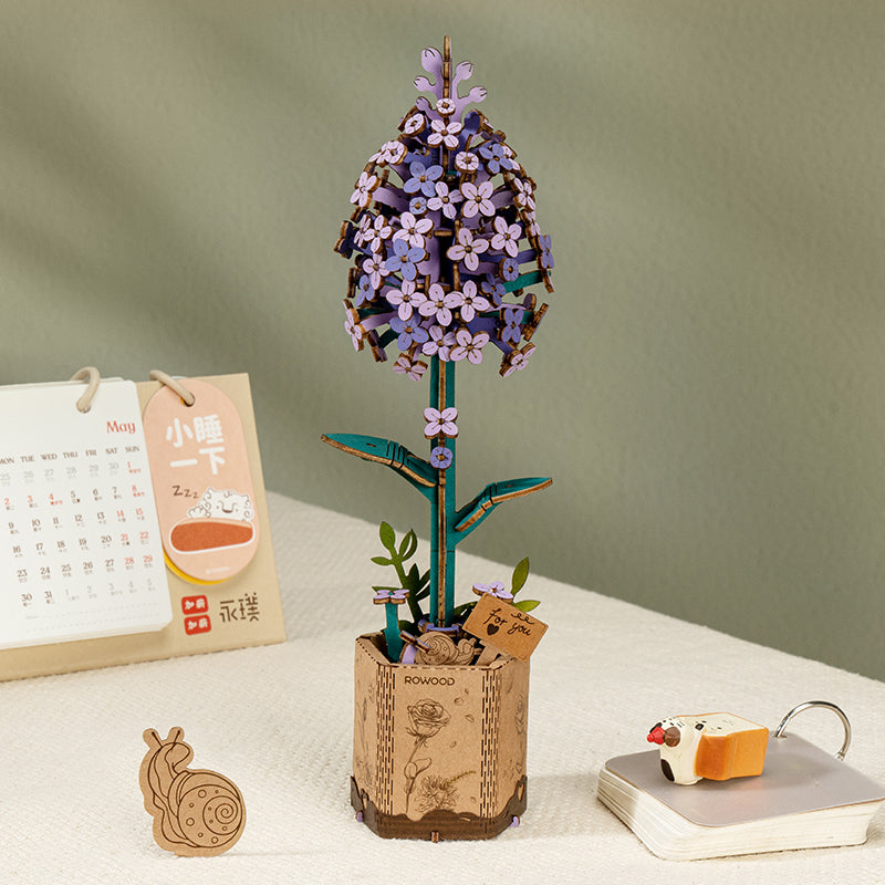 Rowood Lilac DIY 3D Wooden Model Kit, ROETW021