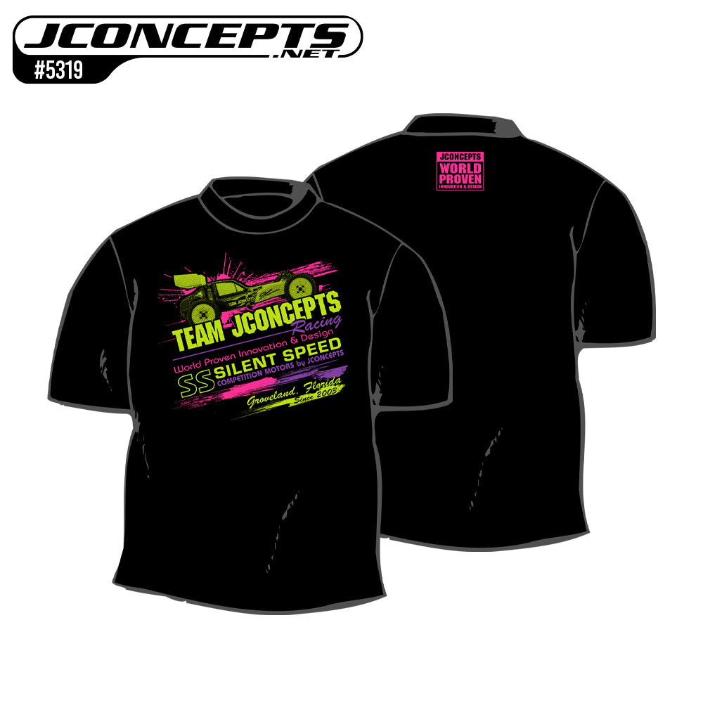 JConcepts Retro T-Shirt (Pink/Yellow), JCO-5319