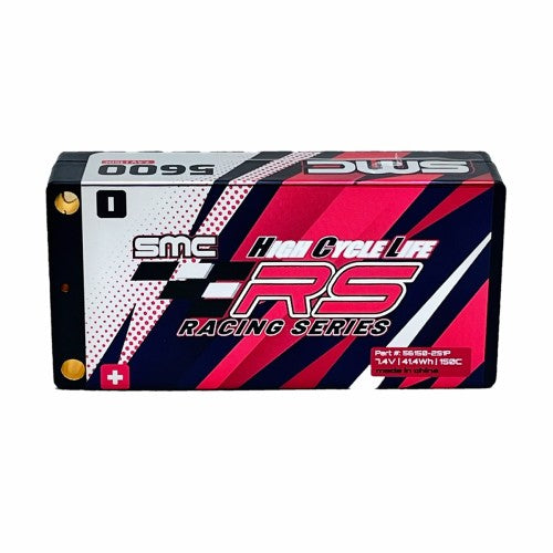SMC HCL-RS 7.4V-5600mAh 150C 5mm Inboard Hardcase, SMC-56150-2S1P