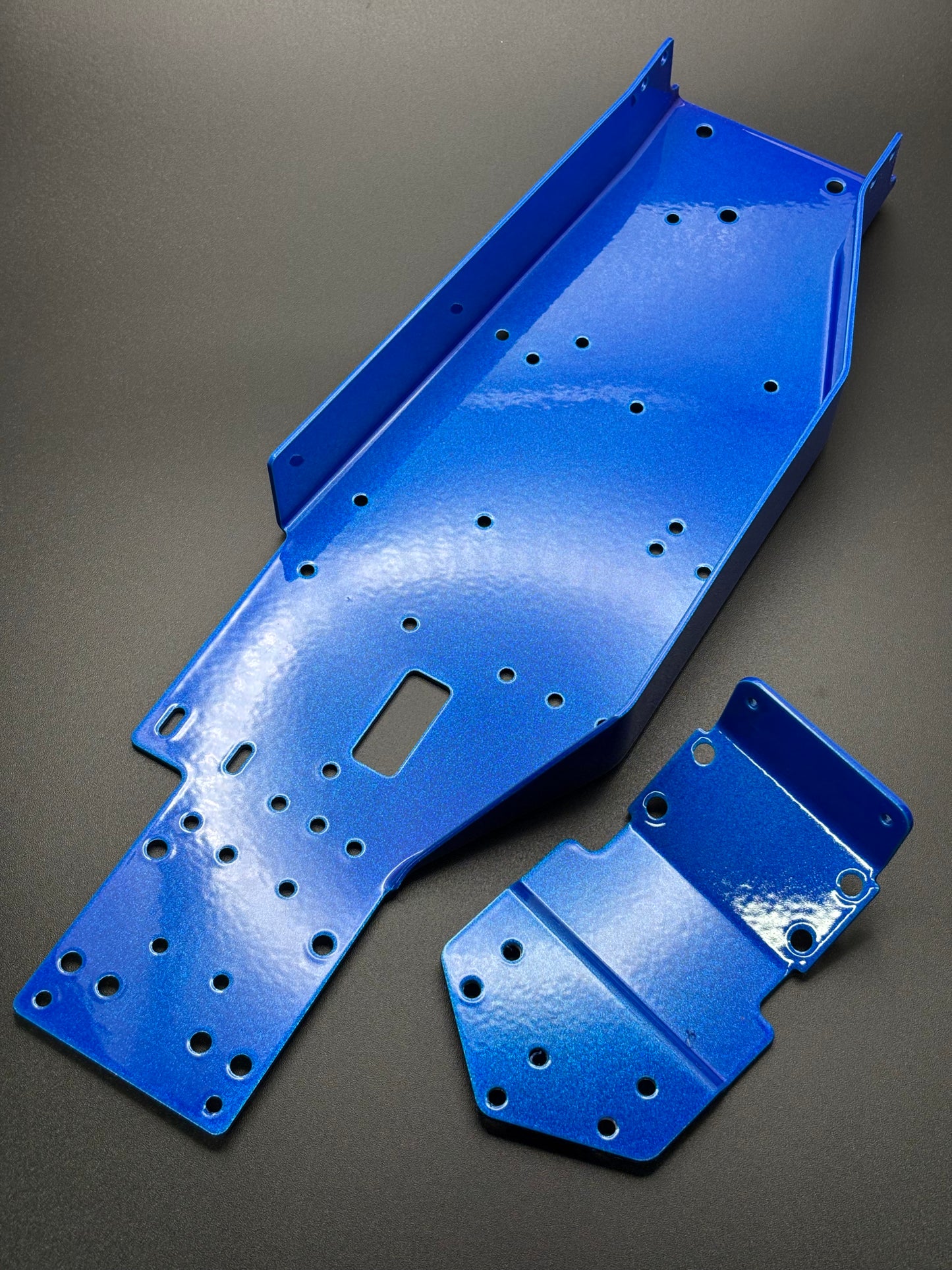 Associated RC10GT Powder Coated Tub Chassis and Nose Plate