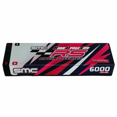 SMC HCL-RS 7.4V-6000mAh 150C LCG 5mm Inboard Hardcase VTA, SMC-60150-2S1P