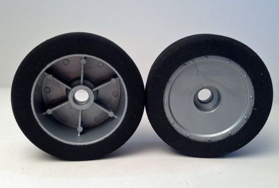 Custom Works R2 Front Foam 1/10 DirtOval Tires, CW-6247