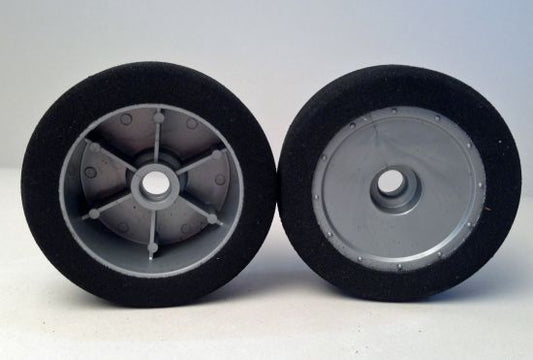Custom Works R4 Front Foam 1/10 DirtOval Tires, CW-6249