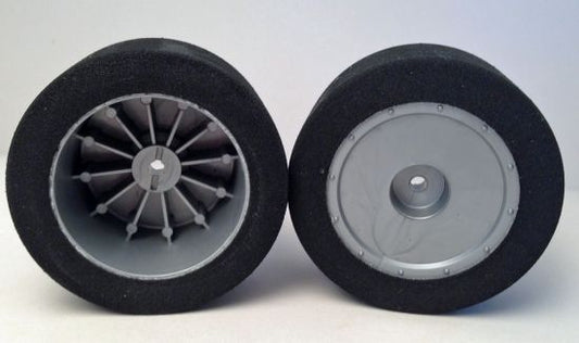 Custom Works X4 Rear Foam 1/10 DirtOval Tires, CW-6294