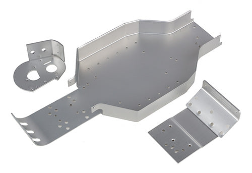 RC10 Classic Chassis, Nose Plate, Motor Mount, silver ASC-6311