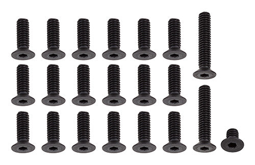 RC10 Classic 8-32 Screw Set, black, ASC-6316