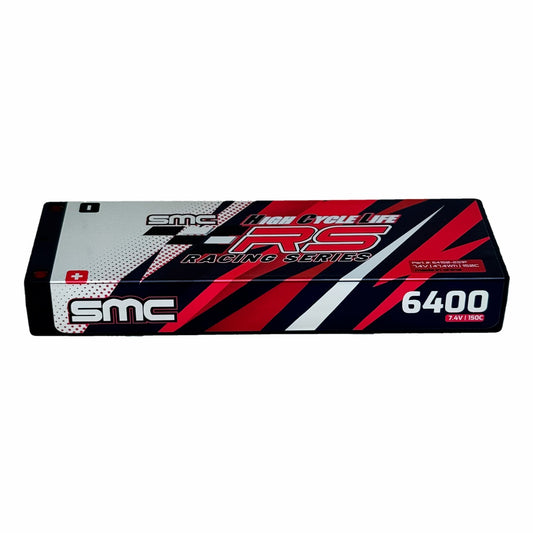 SMC HCL-RS 7.4V-6400mAh 150C LCG 5mm Inboard Hardcase, SMC-64150-2S1P