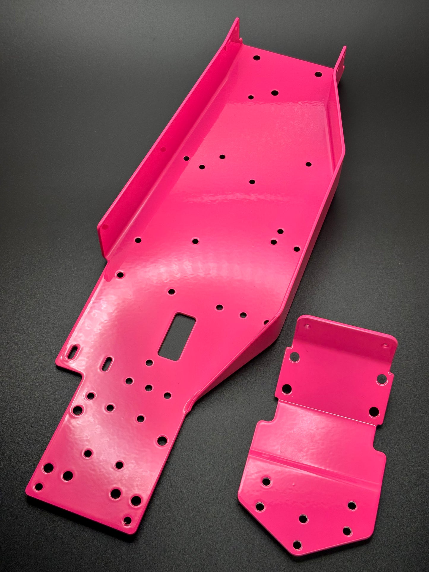 Associated RC10GT Powder Coated Tub Chassis and Nose Plate