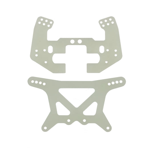 RC10 4WD Front and Rear Shock Towers, ASC-6531