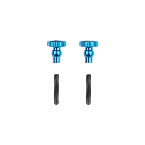 RC10 4WD TEAM Car Aluminum Chassis Stiffener Thumb Screws, Blue, ASC-6552