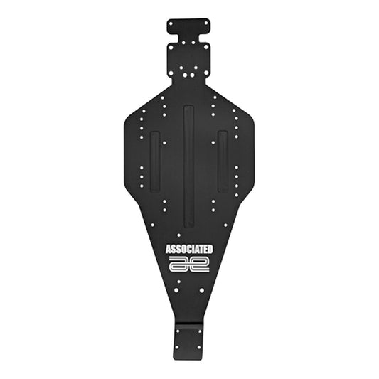 RC10 '89 Stealth Car Black Aluminum Chassis Plate, ASC-6730