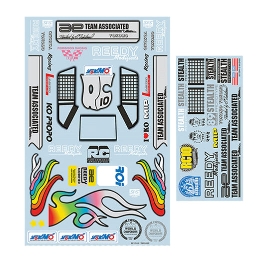RC10 '89 Stealth Car Masami Edition Decal Sheet, ASC-6746
