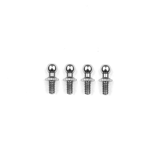 RC10 Silver 3.9mm Ballstuds, ASC-6767