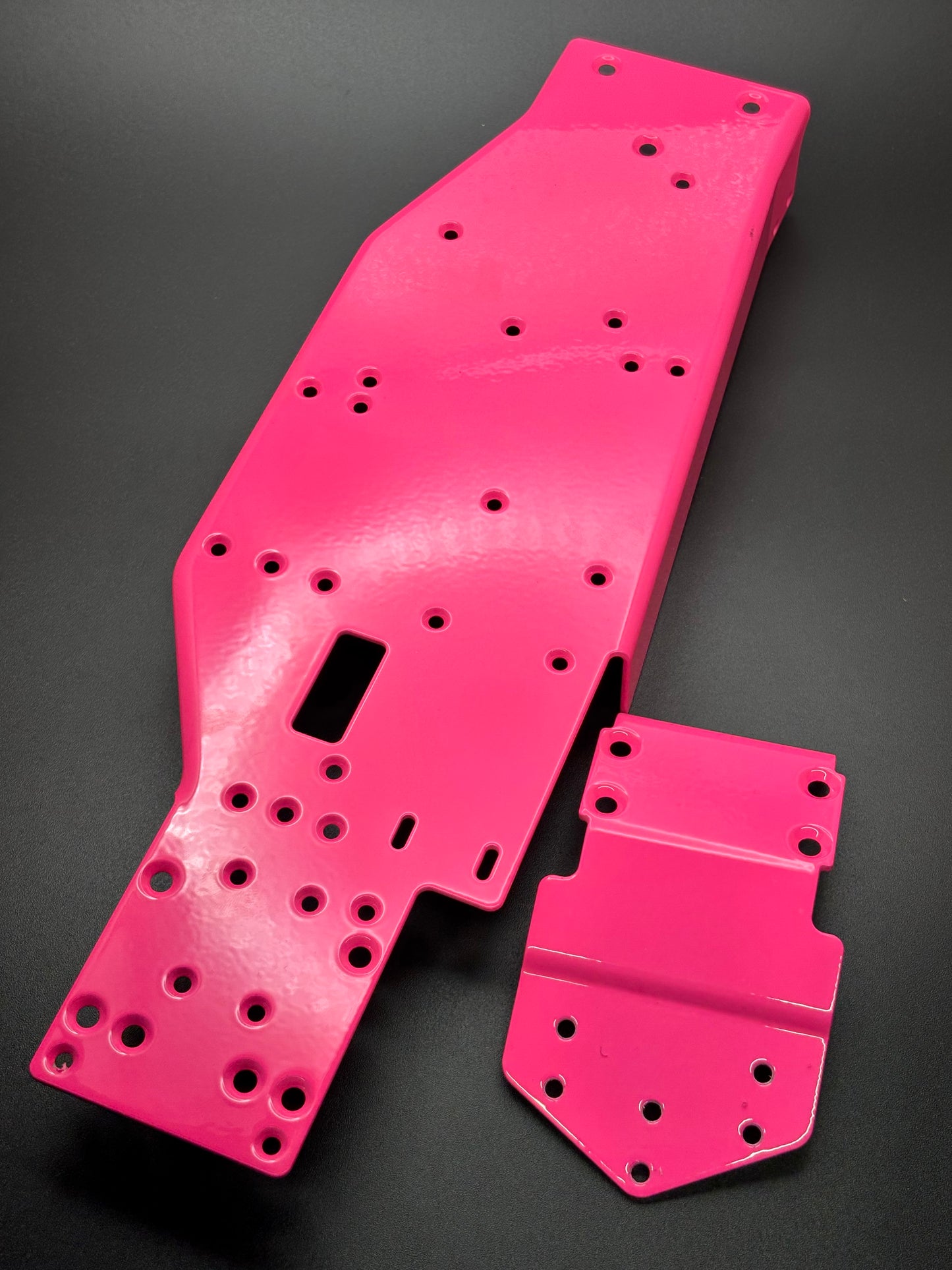 Associated RC10GT Powder Coated Tub Chassis and Nose Plate