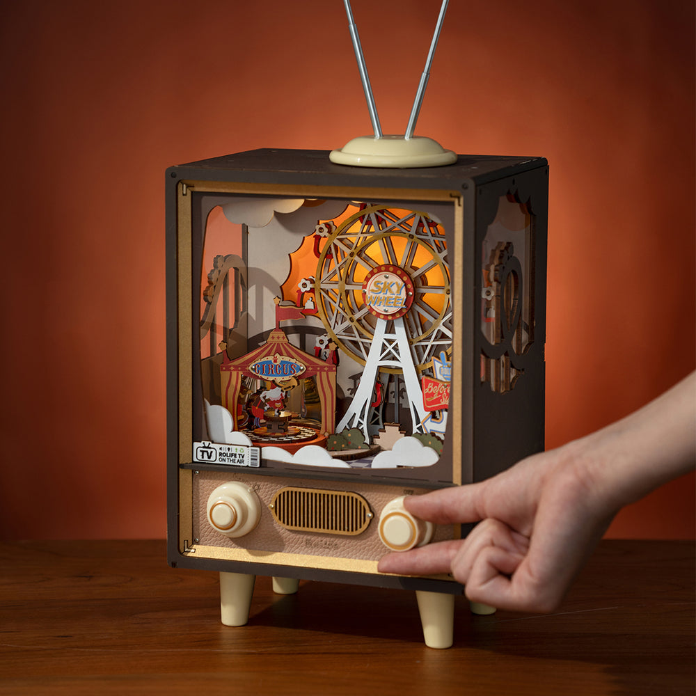 Rolife Sunset Carnival DIY Music Box 3D Puzzle, ROEAMT01