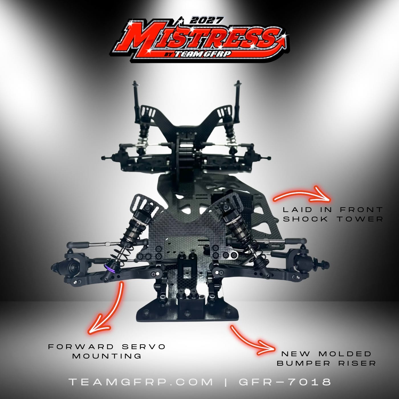 Team GFRP 2027 Mistress LM/MWM Car Kit, GFR-7018