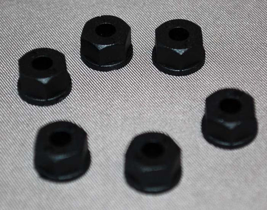 8/32 Nylon Lock-Nuts (6), IRS-203bk