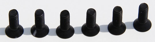HyperDrive HD 8/32 x 1/2 Flat Head Screws (6), HD-HW0832