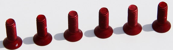 HyperDrive HD 8/32 x 1/2 Flat Head Screws (6), HD-HW0832