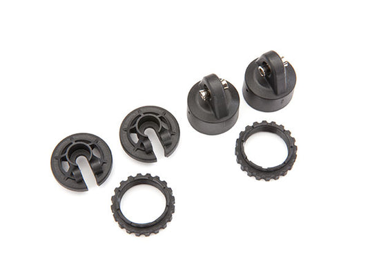 Traxxas Maxx Shock caps, GT-Maxx® shocks / spring perch / adjusters (2) (for 2 shocks), TRA-8964
