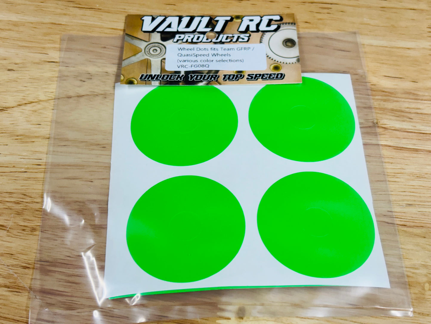 Wheel Dots fit QuasiSpeed Wheels, various color selections