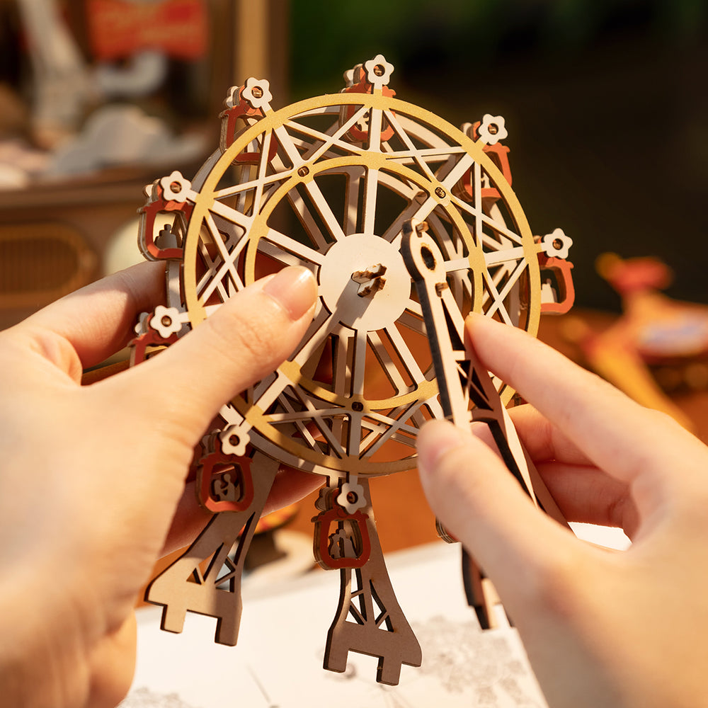 Rolife Sunset Carnival DIY Music Box 3D Puzzle, ROEAMT01