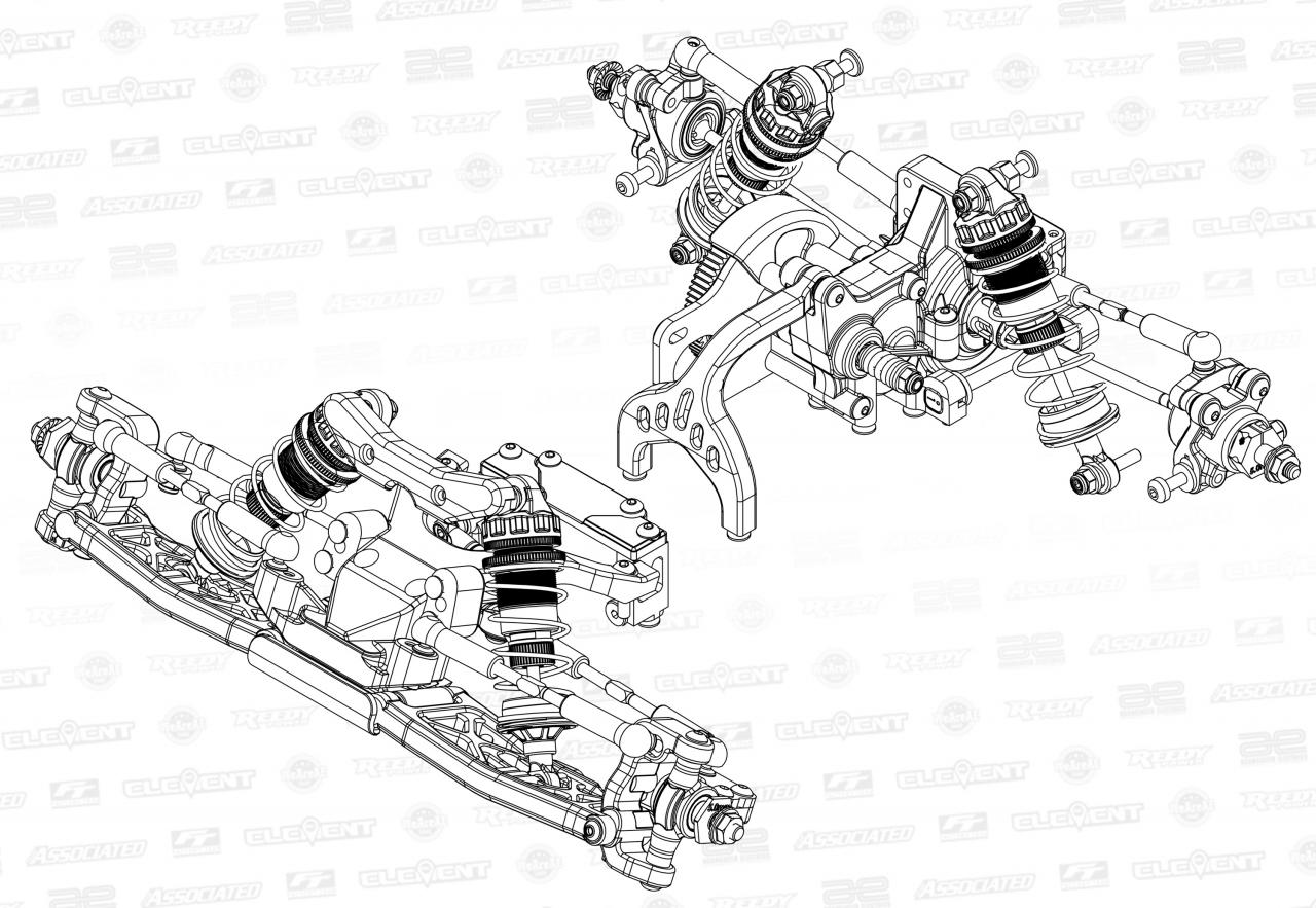 RC10B6 Builders Support Kit 2, ASC-90053