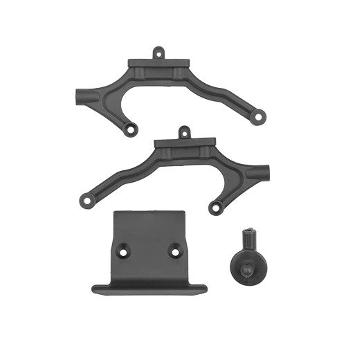 RB10 Retro Body Mount Set, Gray, ASC-91239