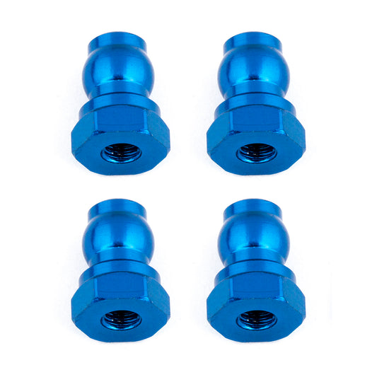 Blue Aluminum Shock Bushings, 10mm (7mm Offset), ASC-91815