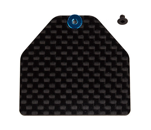 RC10B7 FT Carbon Fiber Servo Weight Plate, 4g, ASC-92446