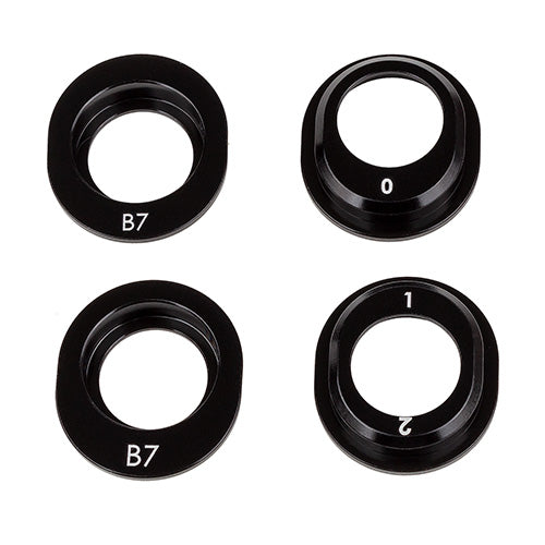 RC10B7 FT Aluminum Differential Height Inserts, ASC-92455