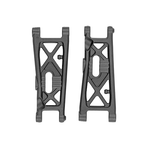 RC10B7.1 FT Front Suspension Arms, Carbon, ASC-92575