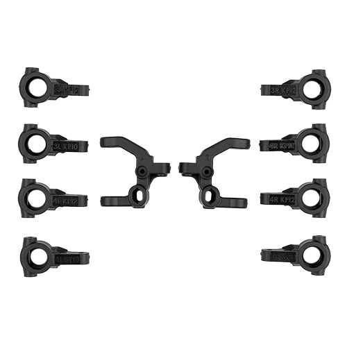 RC10B7.1 Caster And Steering Block Set, ASC-92576