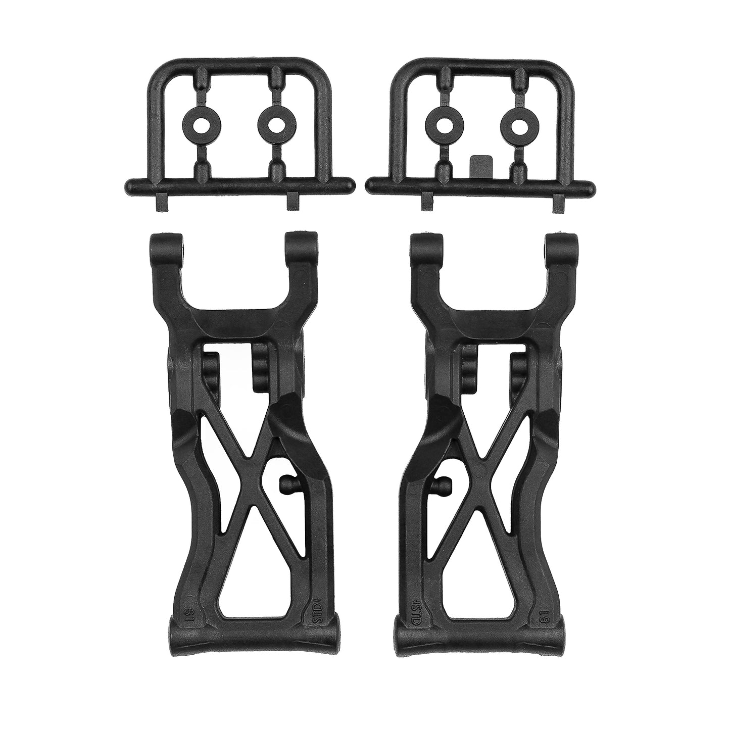 RC10B7 Rear Suspension Arms V2, 81mm, ASC-92590