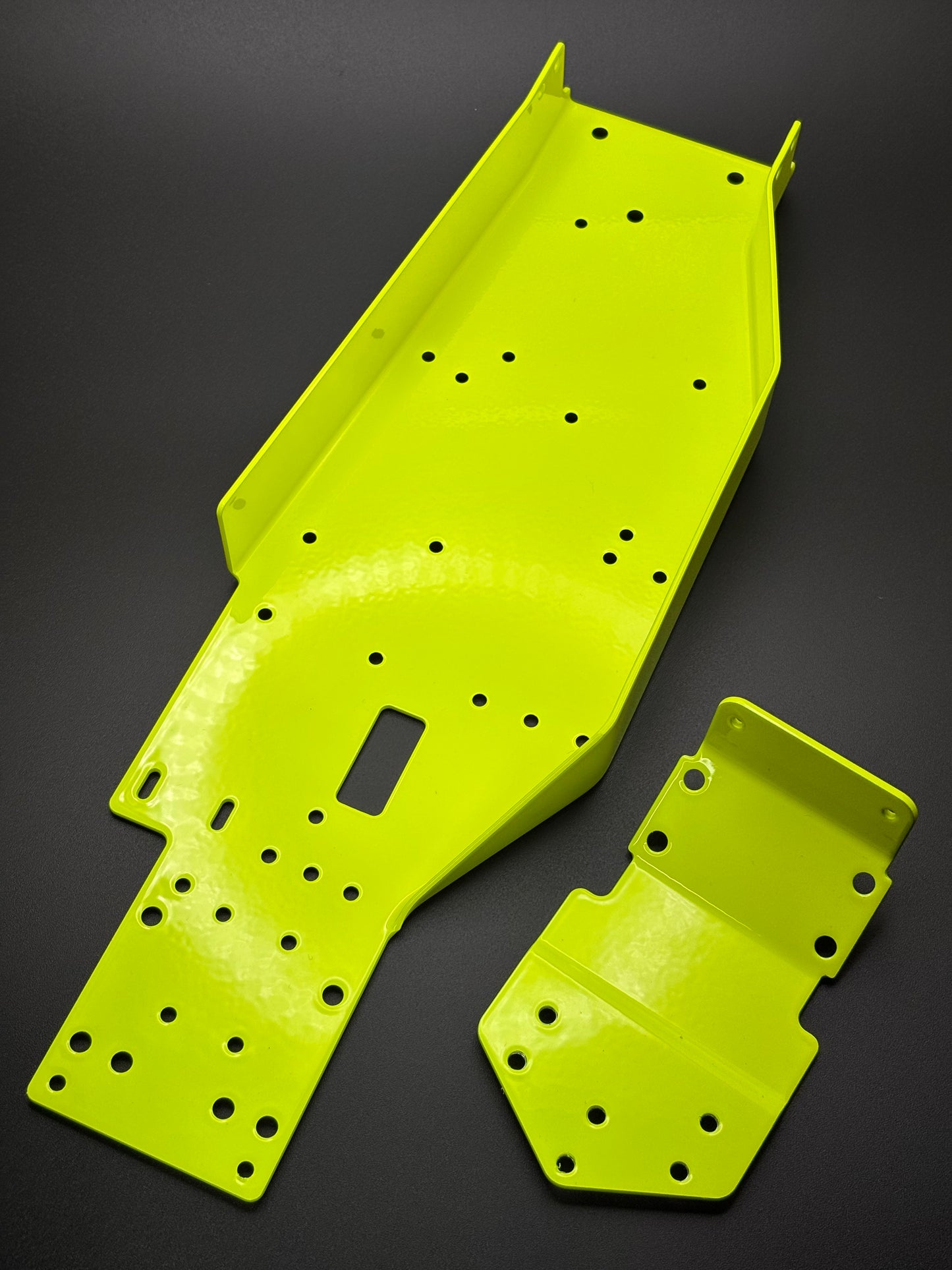 Associated RC10GT Powder Coated Tub Chassis and Nose Plate