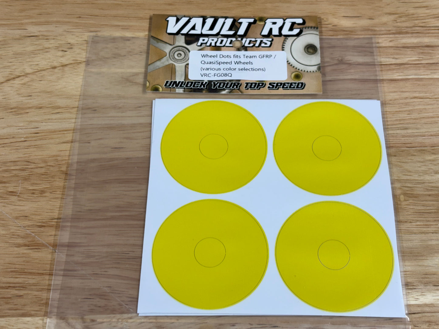 Wheel Dots fit QuasiSpeed Wheels, various color selections